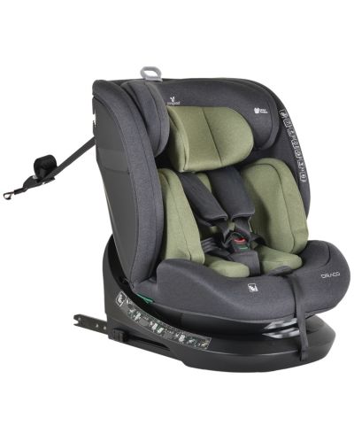 Autosjedalica Cangaroo - Draco, 360°, I-Size, IsoFix, 40-150 cm, maslinasto zelena - 1