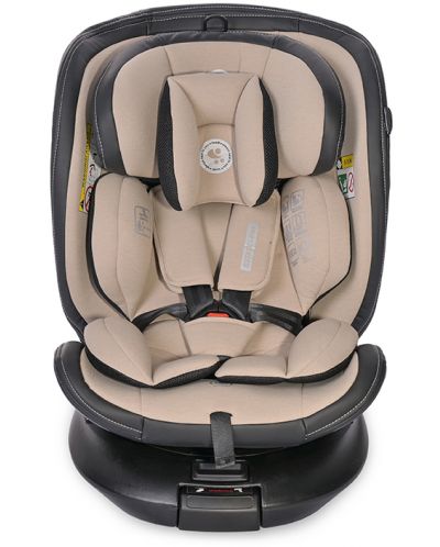 Autosjedalica Lorelli - Estate, i-Size, Isofix, 40-150 cm, Leg, Beige - 4