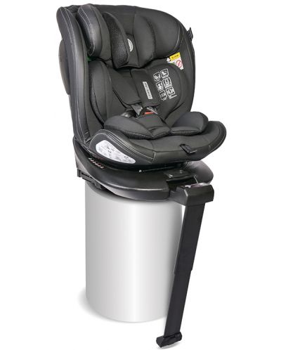 Autosjedalica Lorelli - Estate, i-Size, Isofix, 40-150 cm, Leg, Black Jasper - 1