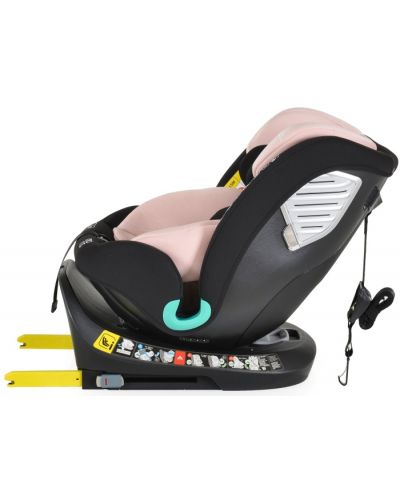 Autosjedalica Moni - Serengeti, IsoFix, I-Size, 40-150 cm, ružičasta - 5