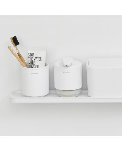Zidna polica za kupaonicu Brabantia - MindSet, Mineral Fresh White - 6