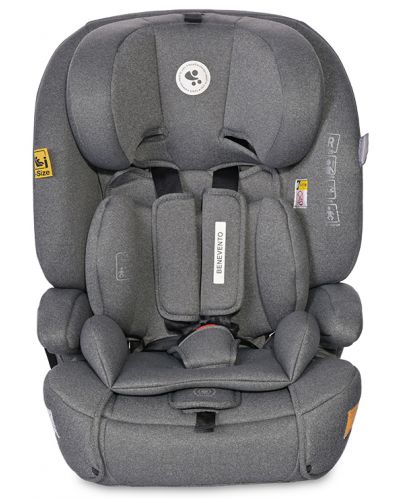 Autosjedalica Lorelli - Benevento, i-Size, Isofix, 76-150 cm, Grey - 2