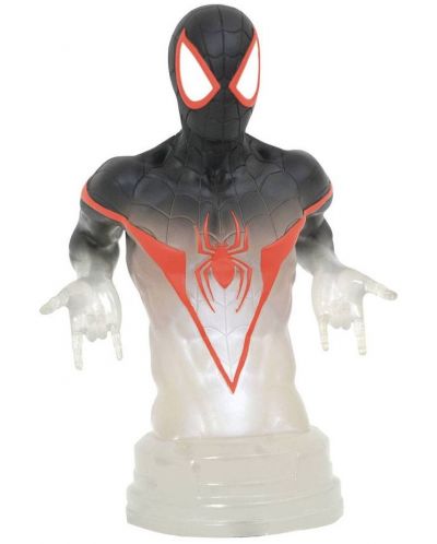Kipić bista Gentle Giant Marvel: Spider-Man - Camouflage Miles Morales (SDCC 2021 Previews Exclusive), 18 cm - 1
