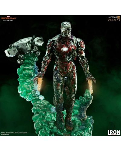 Kipić Iron Studios Marvel: Spider-Man - Illusion Iron Man (Deluxe Art Scale), 21 cm - 2