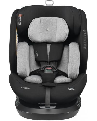 Autosjedalica KikkaBoo - i-Hike, IsoFix, i-Size, 40-150 cm, Light Grey - 2