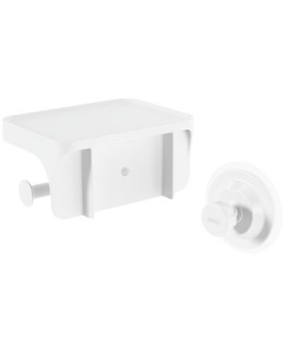 Držač za toaletni papir i polica Umbra - Flex Adhesive, bijeli - 7
