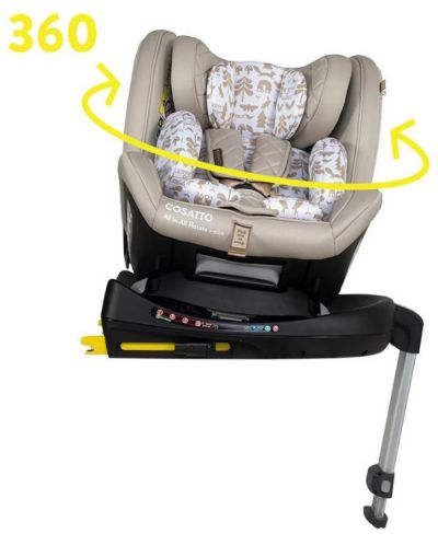 Autosjedalica Cosatto - All in All Rotate, IsoFix, i-Size, 40-150 cm, Whisper - 2