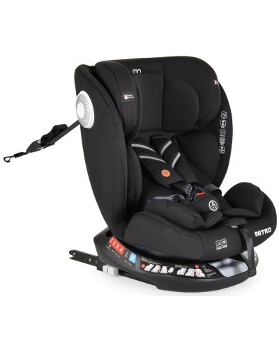 Autosjedalica Moni - Nitro, IsoFix, i-Size, 40-150 cm, crna - 1