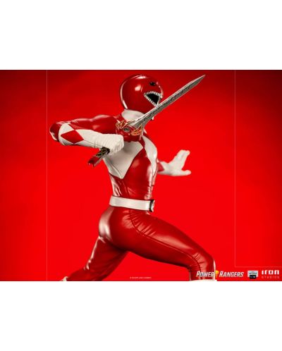 Kipić Iron Studios Television: Mighty Morphin Power Rangers - Red Ranger, 17 cm - 9