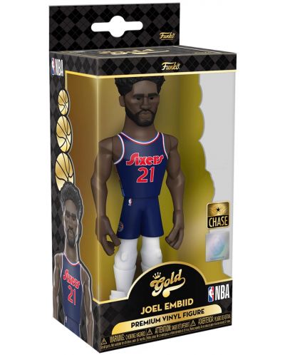 Kipić Funko Gold Sports: Basketball - Joel Embiid (Philadelphia 76ers) (Ce'21), 13 cm - 5