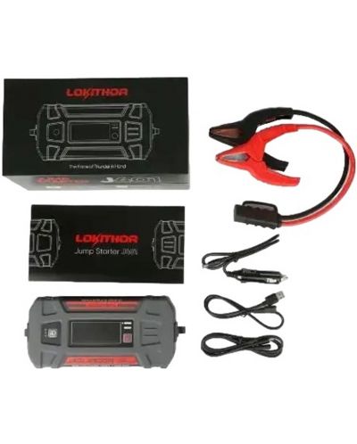 Pojačivač elektropokretača Lokithor - J401X, 2500А, 12V, LiPo-baterija, -40°С - 3