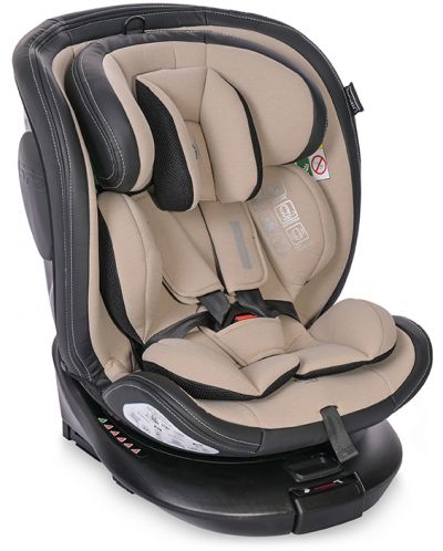 Autosjedalica Lorelli - Estate, i-Size, Isofix, 40-150 cm, Leg, Beige - 3