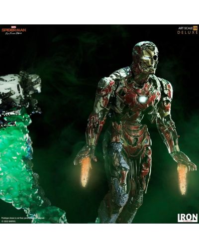 Kipić Iron Studios Marvel: Spider-Man - Illusion Iron Man (Deluxe Art Scale), 21 cm - 3