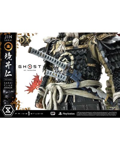 Kipić Prime 1 Games: Ghost of Tsushima - Jin Sakai (Sakai Clan Armor) (Deluxe Bonus Version), 60 cm - 8