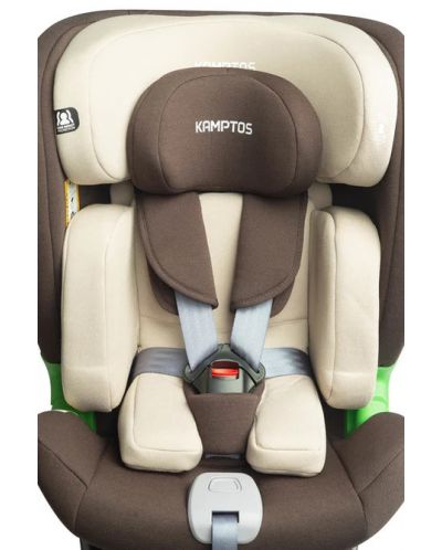 Autosjedalica Caretero - Kamptos, IsoFix, i-Size, 40-150 cm, Beige - 10