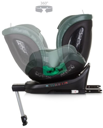 Autosjedalica Chipolino - Maximus, 360°, I-Size, IsoFix, 40-150 cm, zelena - 6