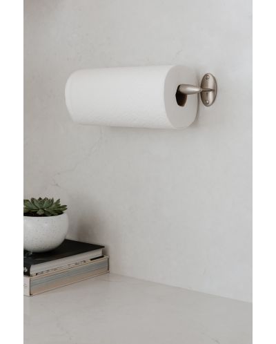 Držač za kuhinjski papir Umbra - Stream, za zidnu montažu, srebrni - 5