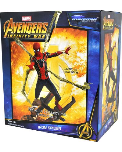 Kipić Diamond Select Marvel: Avengers - Iron Spider-Man, 30 cm - 5