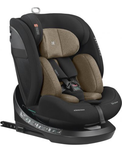 Autosjedalica KikkaBoo - i-Hike, IsoFix, i-Size, 40-150 cm, Beige - 1