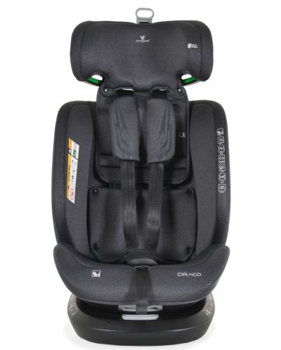 Autosjedalica Cangaroo - Draco, 360°, I-Size, IsoFix, 40-150 cm, crna - 7