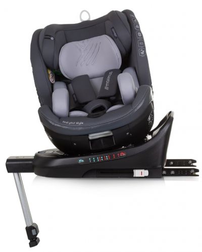 Autosjedalica Chipolino - Maximus, 360°, I-Size, IsoFix, 40-150 cm, granit - 4