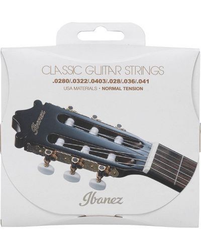 Žice za klasičnu gitaru Ibanez - ICLS6NT, 28-41, transparentne - 2