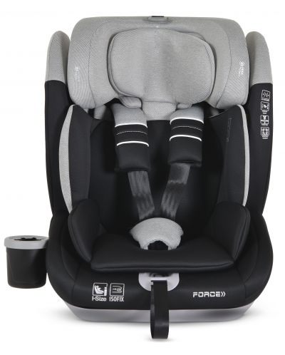 Autosjedalica Cangaroo - Force, i-Size, IsoFix , 76-150 cm, siva - 4