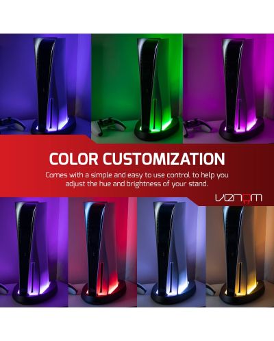 Stalak za konzolu Venom Multi-Colour LED Stand (PS5) - 2