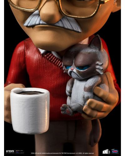 Статуетка Iron Studios Icons: Stan Lee - Stan Lee with Grumpy Cat, 14 cm - 9