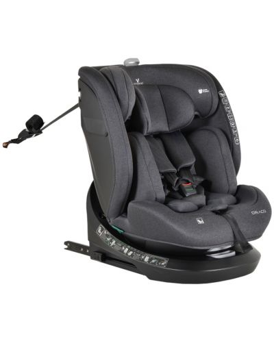 Autosjedalica Cangaroo - Draco, 360°, I-Size, IsoFix, 40-150 cm, crna - 1