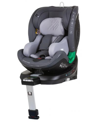 Autosjedalica Chipolino - Maximus, 360°, I-Size, IsoFix, 40-150 cm, granit - 1