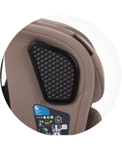 Autosjedalica Chipolino - LuxX, IsoFix, i-Size, 76-150 cm, makadamija - 6