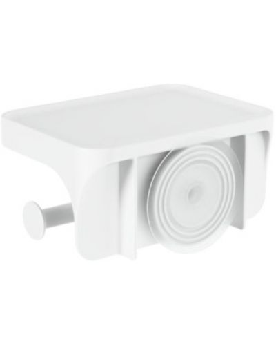 Držač za toaletni papir i polica Umbra - Flex Adhesive, bijeli - 5