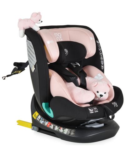 Autosjedalica Moni - Serengeti, IsoFix, I-Size, 40-150 cm, ružičasta - 1