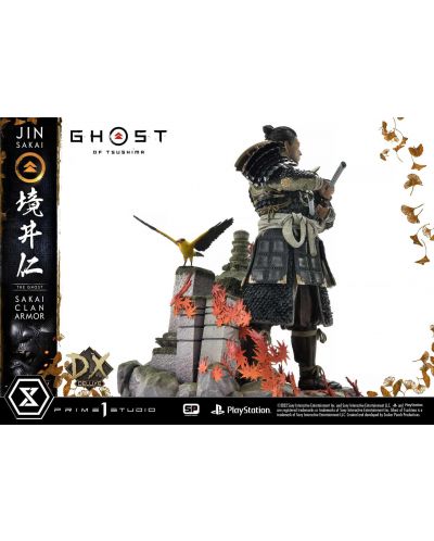Kipić Prime 1 Games: Ghost of Tsushima - Jin Sakai (Sakai Clan Armor) (Deluxe Bonus Version), 60 cm - 9