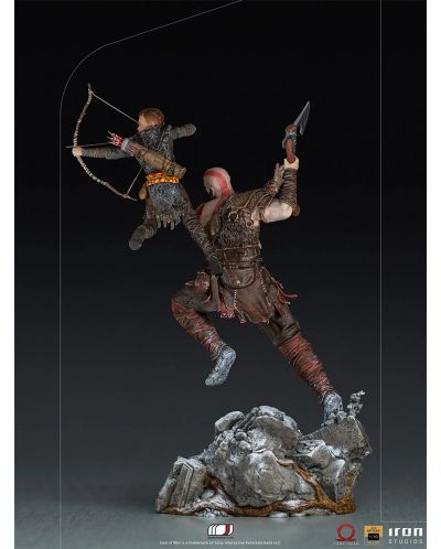 Kipić Iron Studios Games: God of War - Kratos & Atreus, 34 cm - 3