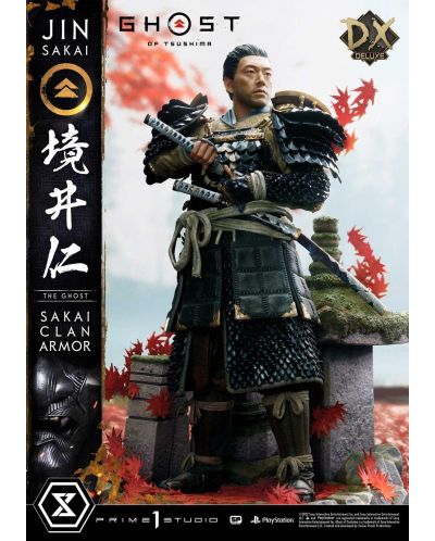Kipić Prime 1 Games: Ghost of Tsushima - Jin Sakai (Sakai Clan Armor) (Deluxe Bonus Version), 60 cm - 5