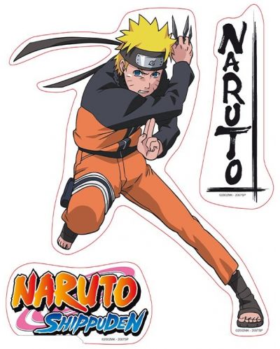Naljepnice ABYstyle Animation: Naruto - Naruto & Jirayia - 2