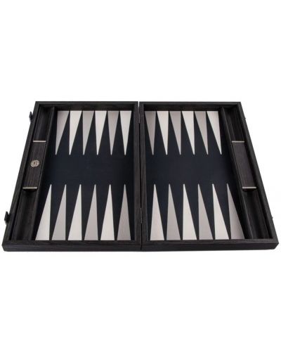 Backgammon Manopoulos - eko koža, 60 x 48 cm, crna - 1