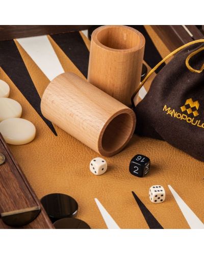Backgammon Manopoulos - nojeva koža, 60 х 48 cm - 5