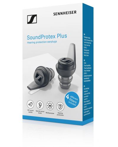 Čepići za uši Sennheiser - Sound Protex Plus, sivi - 5