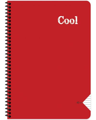 Bilježnica Keskin Color - Cool, A4, široke linije, 72 lista, asortiman - 3