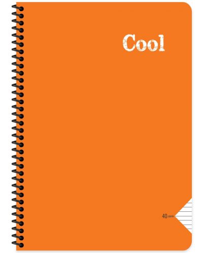 Bilježnica Keskin Color - Cool, A4, široke linije, 72 lista, asortiman - 8