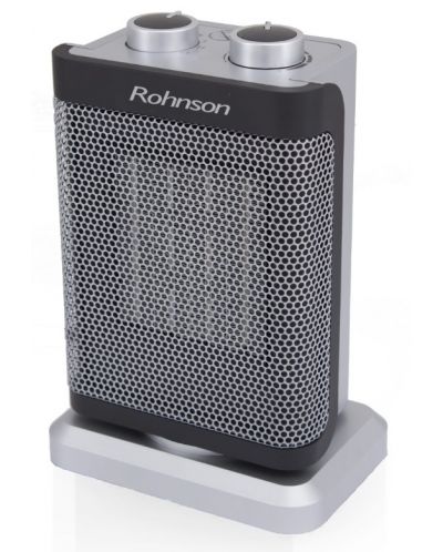 Ventilatorska grijalica Rohnson - R-8063, 1500 W, srebrna/crna - 3