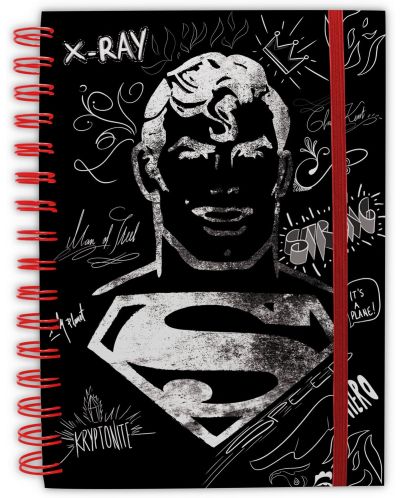 Rokovnik ABYstyle DC Comics: Superman - Graphic, sa spiralom, A5 format - 1