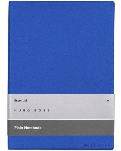 Bilježnica Hugo Boss Essential Storyline - A5, bijeli listovi, plava - 1