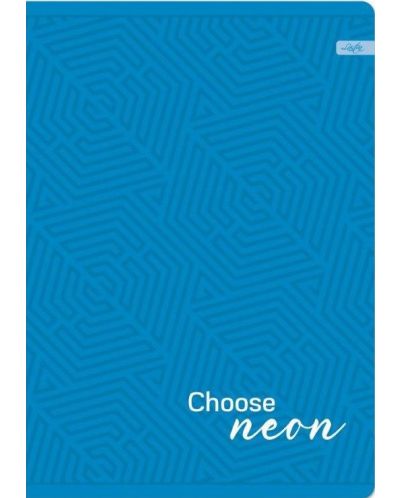 Bilježnica Lastva Neon - А4, 52 lista, široki redovi, asortiman - 4