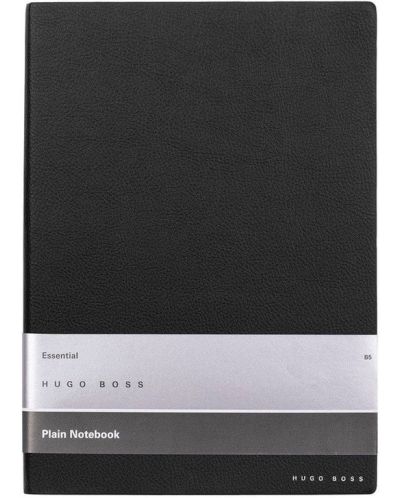 Bilježnica Hugo Boss Essential Storyline - B5, bijeli listovi, crna - 1