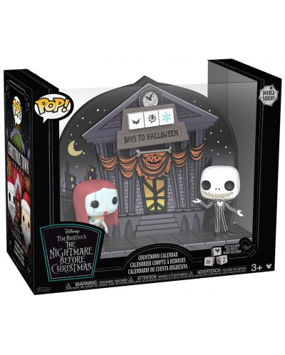 Tematski kalendar Funko POP! Disney: The Nightmare Before Christmas - Dual Side Countdown - 5