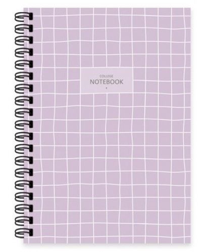 Bilježnica Keskin Color - Lilac, A6, 80 listova, asortiman - 1